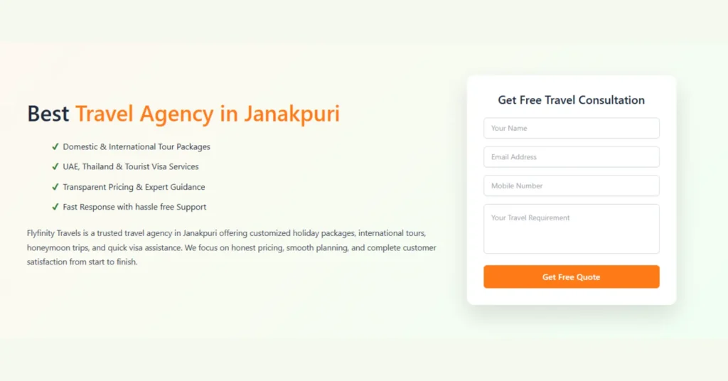 Best Travel Agency in Janakpuri