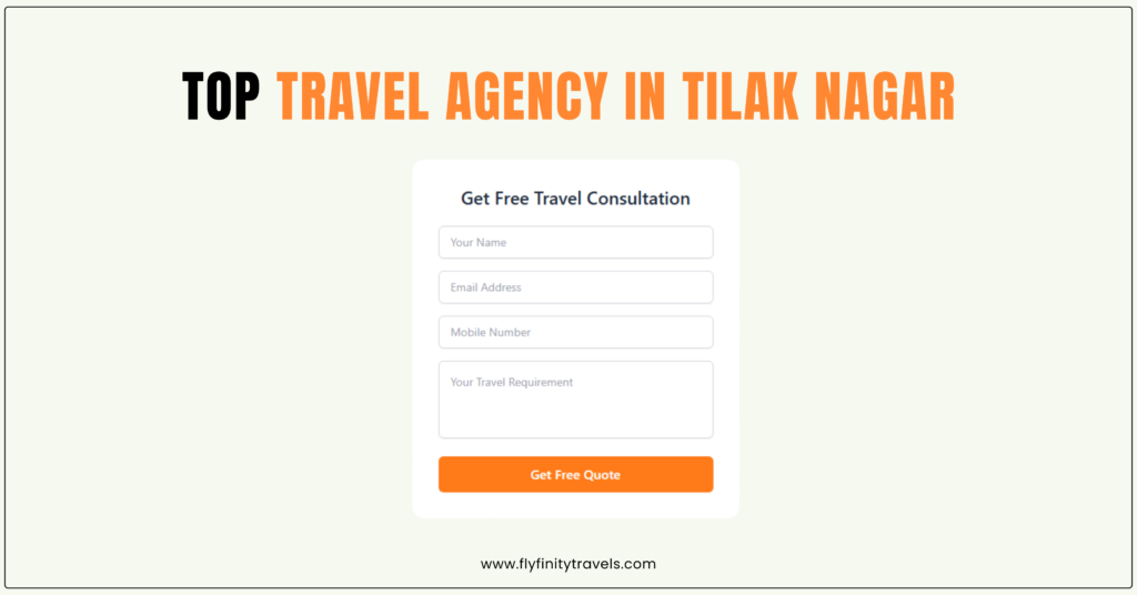 Top Travel Agency in Tilak Nagar